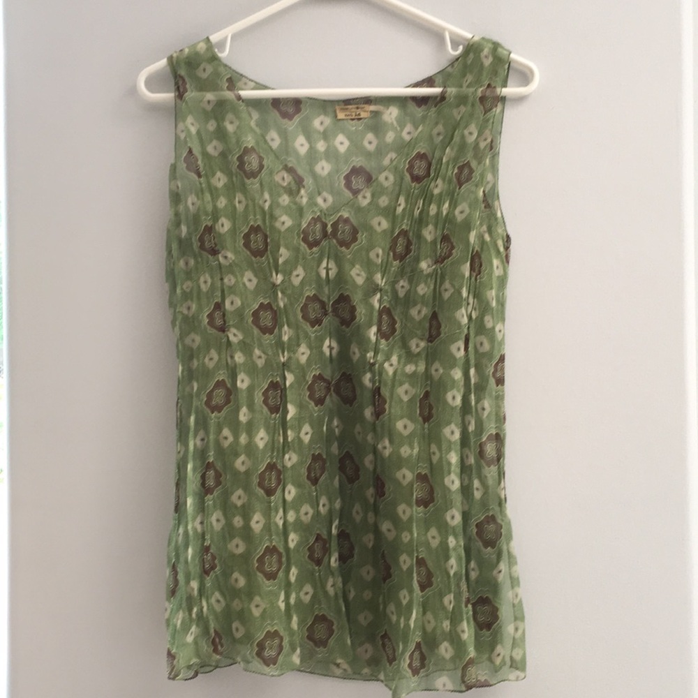 MAXSTUDIO XS 100% silk blouse